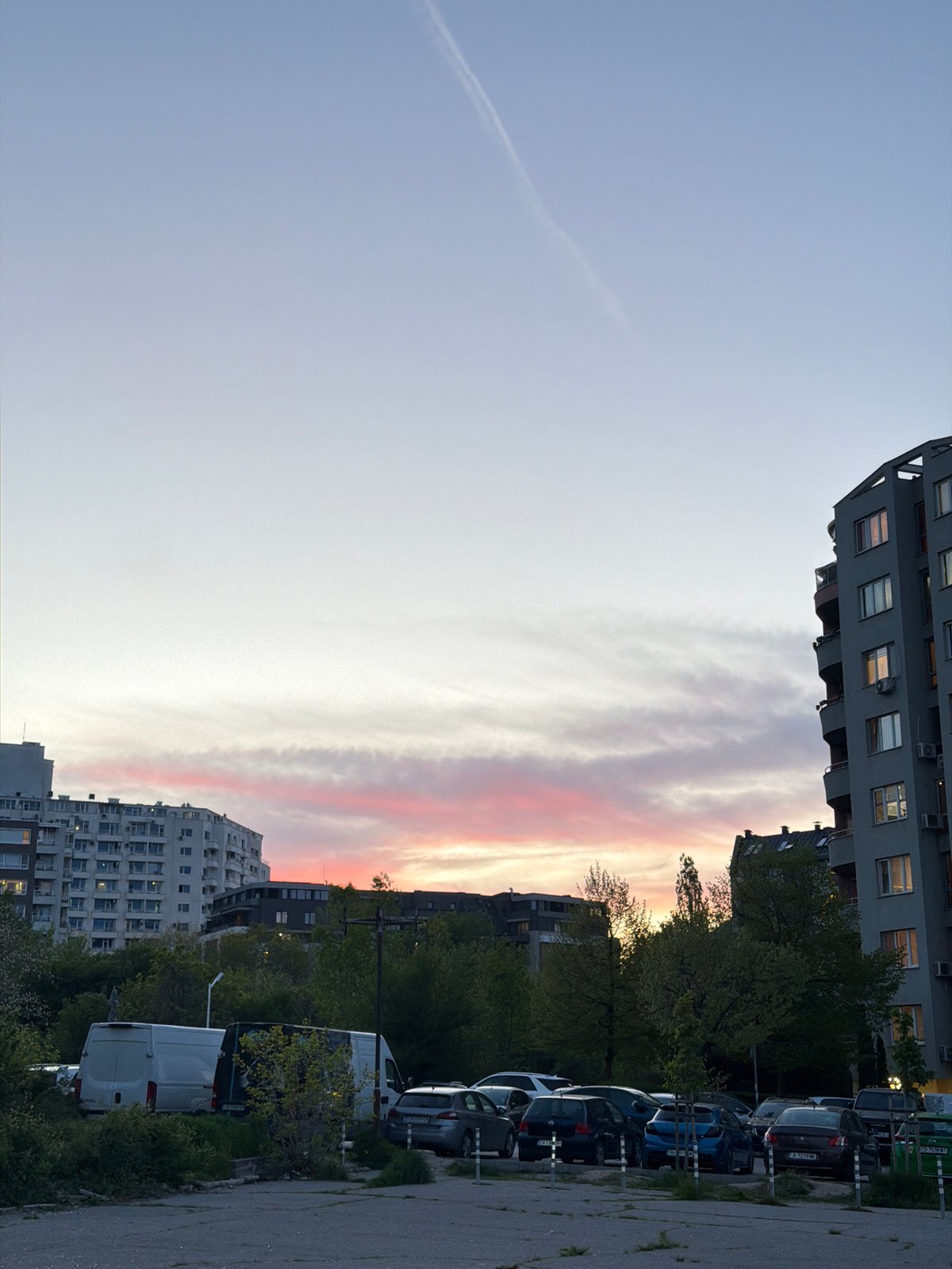 Sofia resident documents city twilight scenes across multiple locations