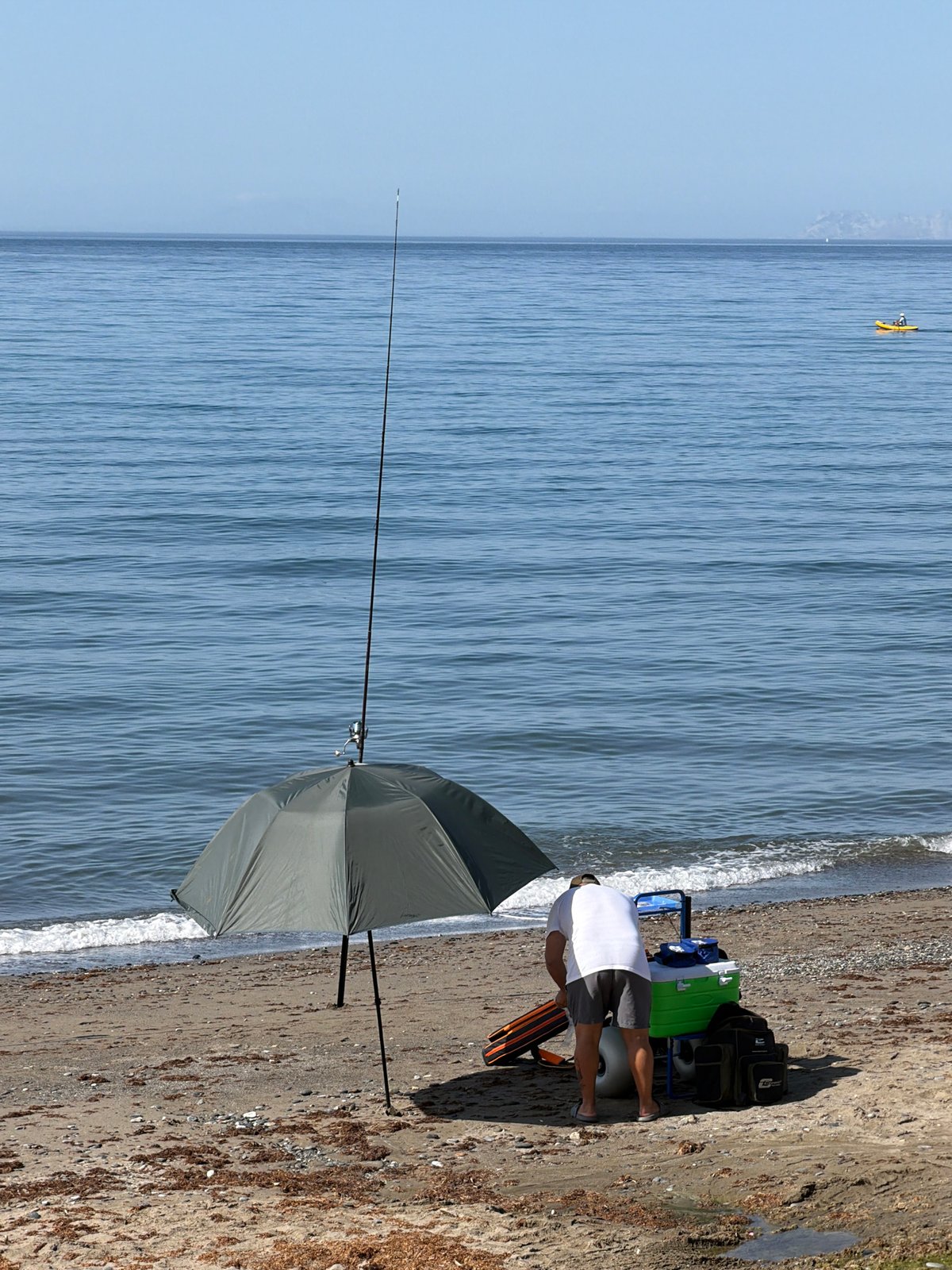 Quiet summer morning along Estepona's beachfront promenade