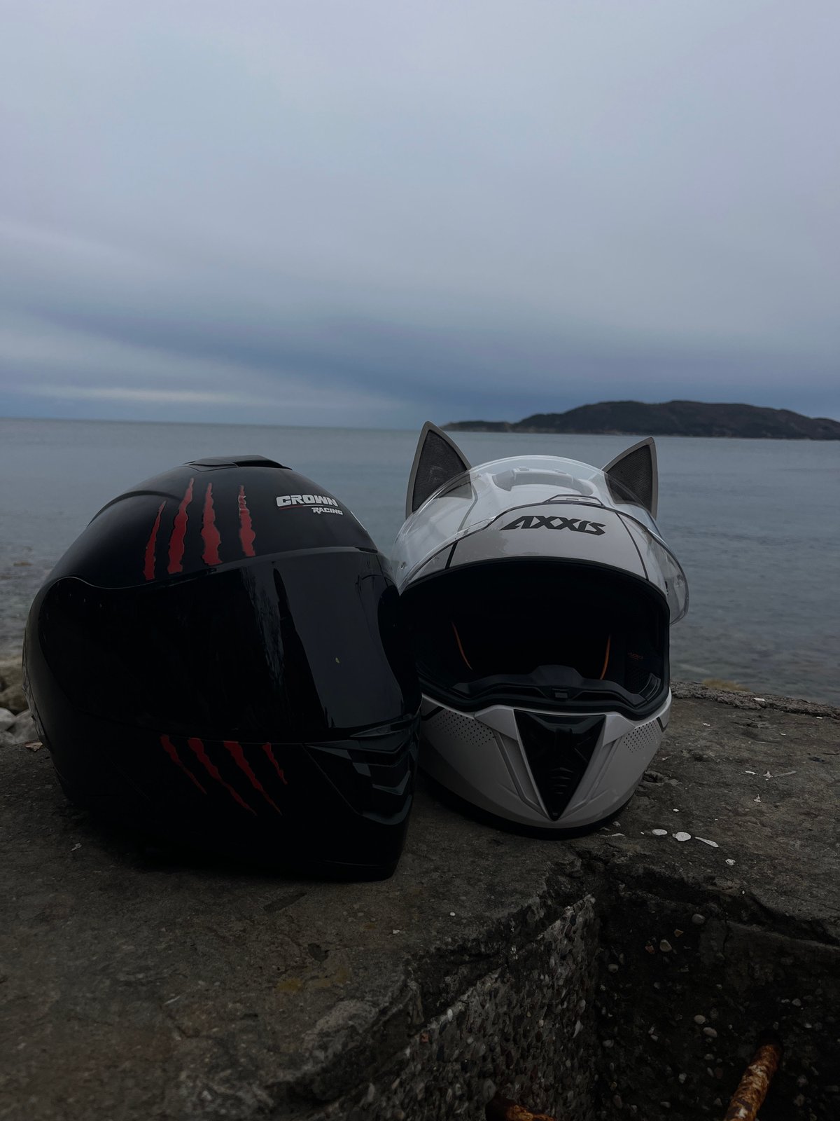 Motorcycle helmets found near water in coastal Montenegro