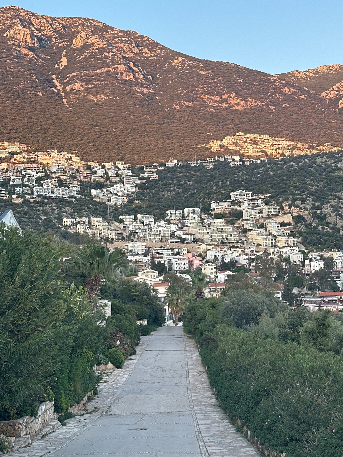 Mountainous landscape documented in Kaş, Turkey