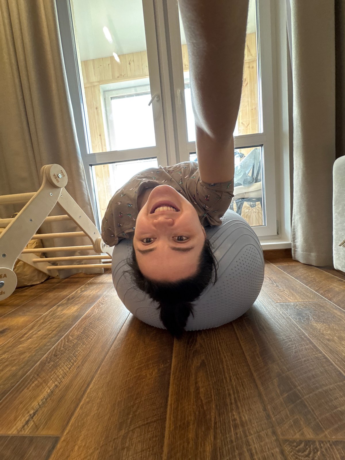 Woman photographed in casual home moments in Izhevsk