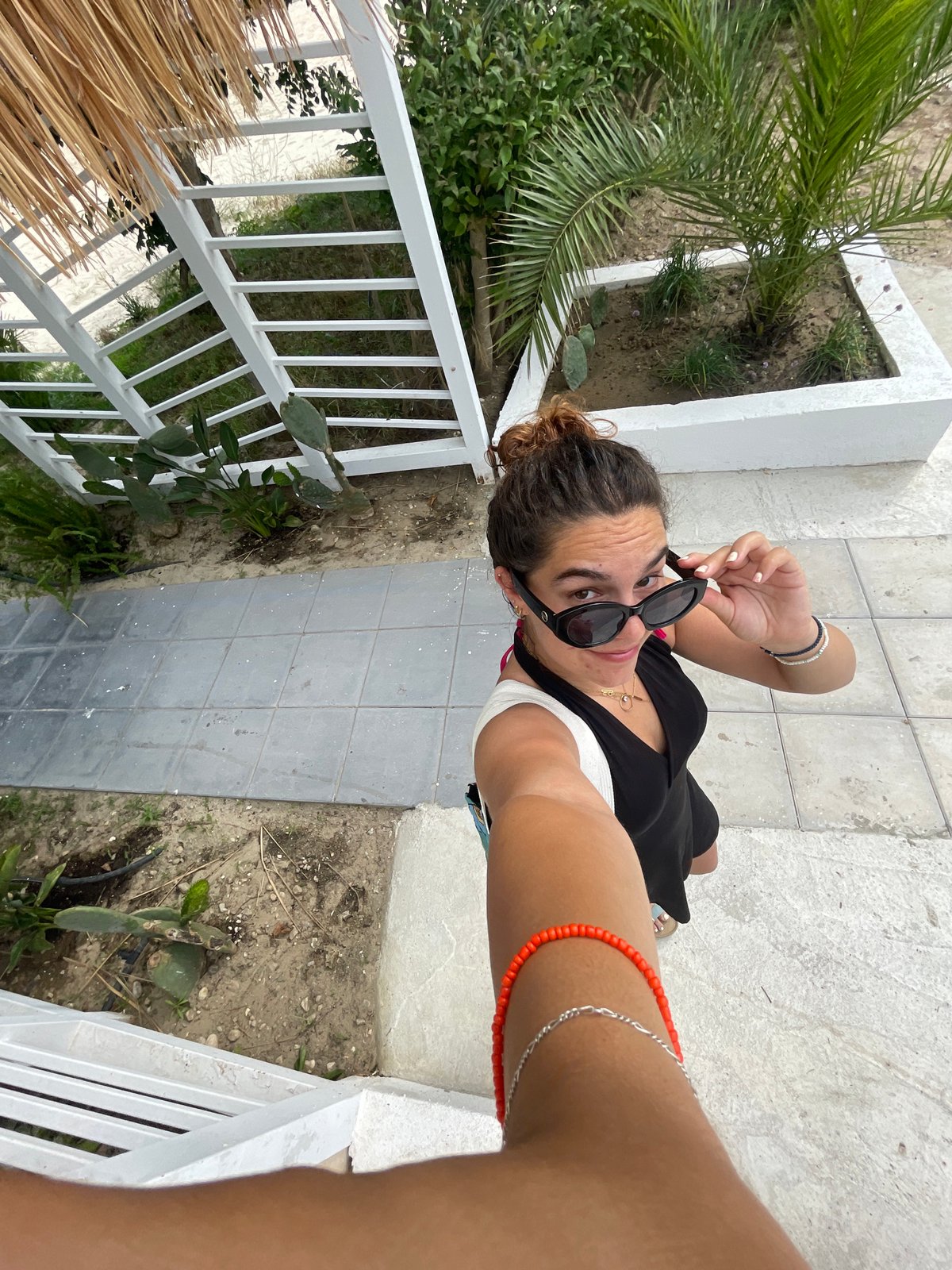 Beach day documented in Keramoti, Greece resort area