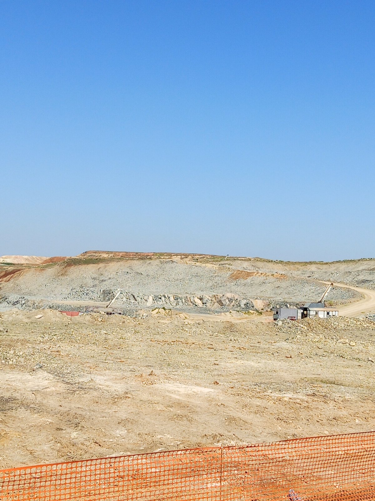 Open-pit mine operations underway in Raygorodok, Kazakhstan