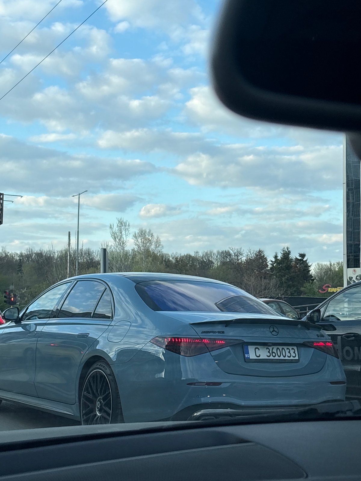Gray Mercedes sedan spotted on Sofia street