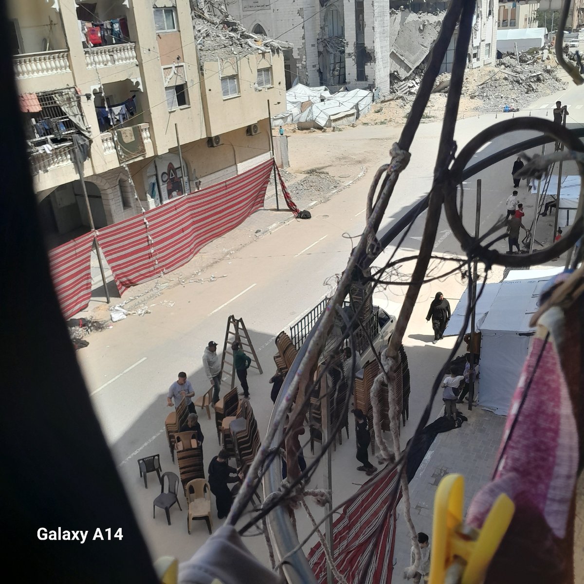 Witness documents urban landscape from elevated positions over three hours
