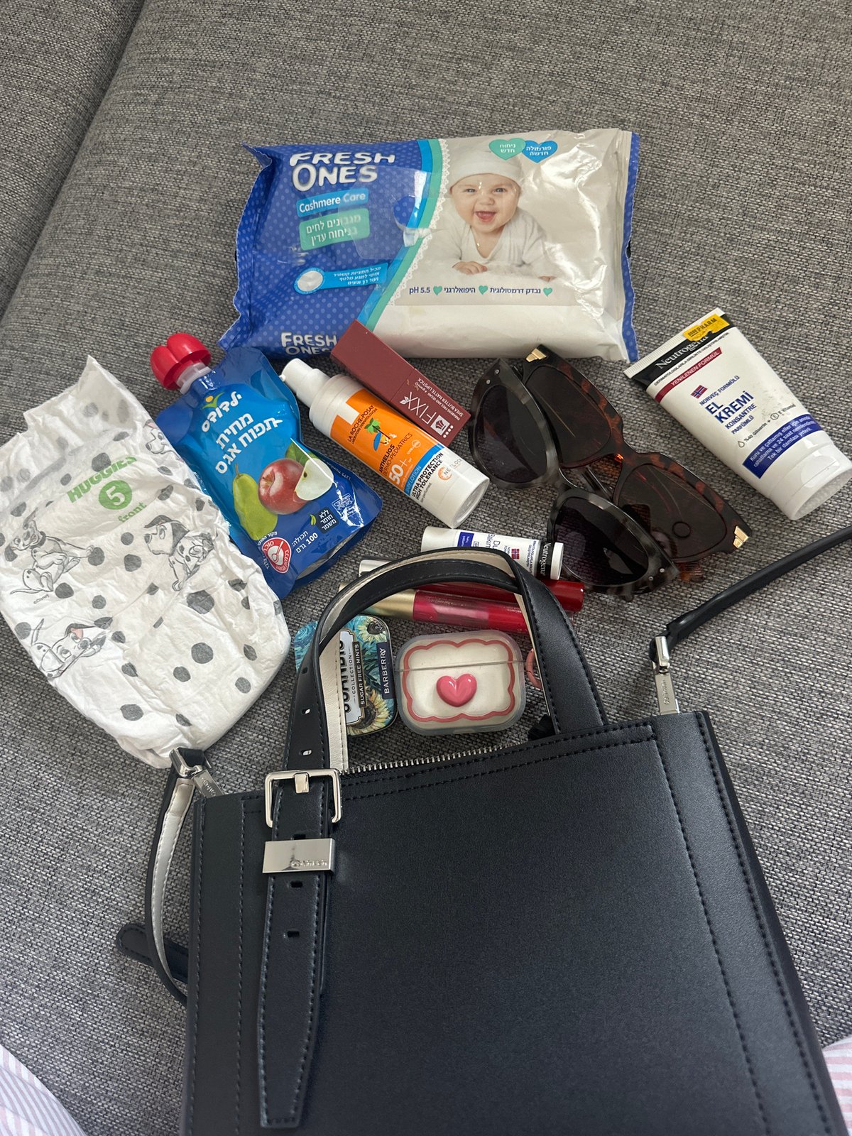 Everyday items documented in Petah Tikva morning moments