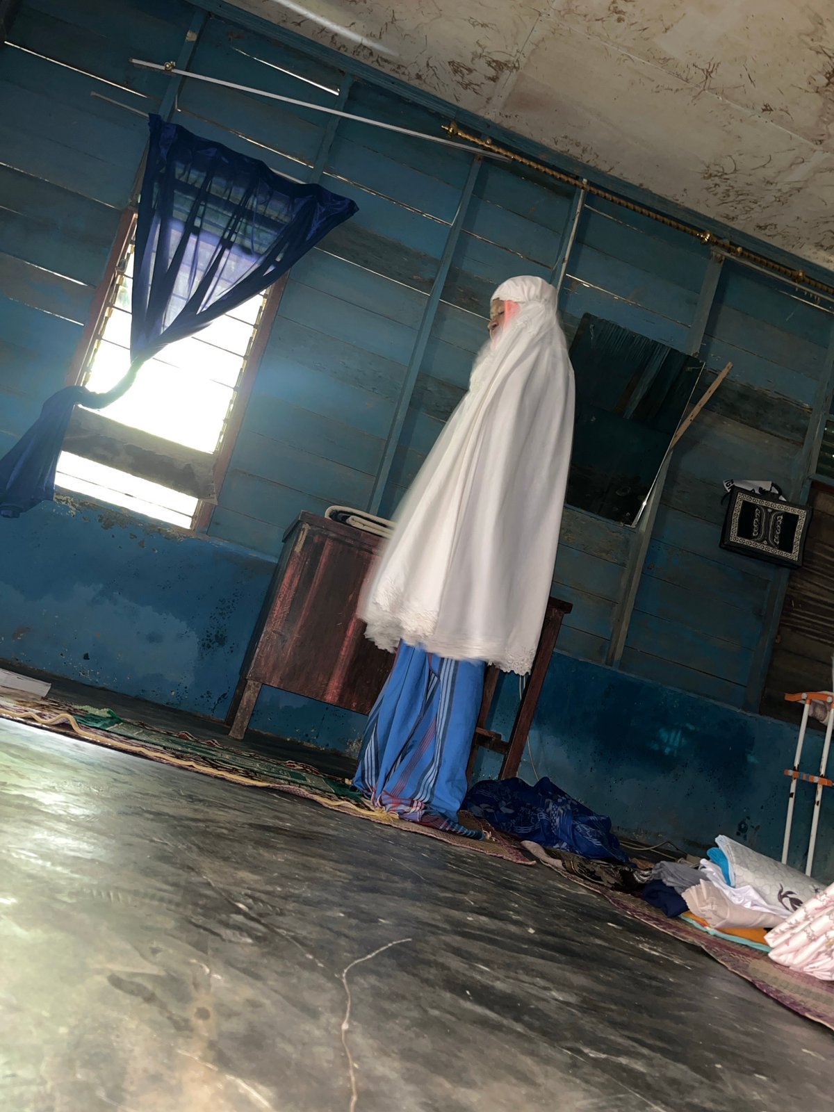 Quiet morning routines at a home in Lhokseumawe