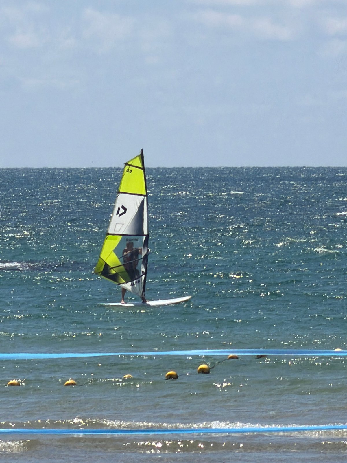 Sailing activity spotted off Tel Aviv coast in choppy seas