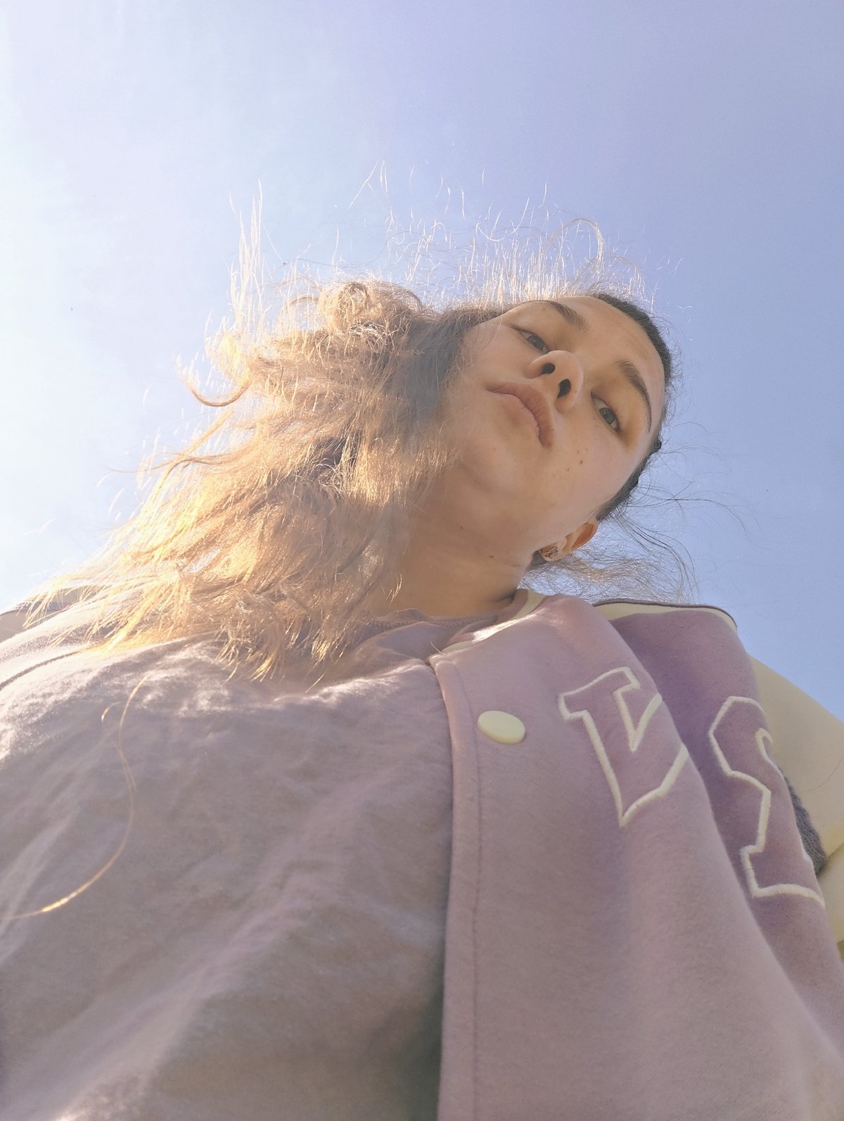 Woman photographed in casual portraits in Chaikovsky, Russia