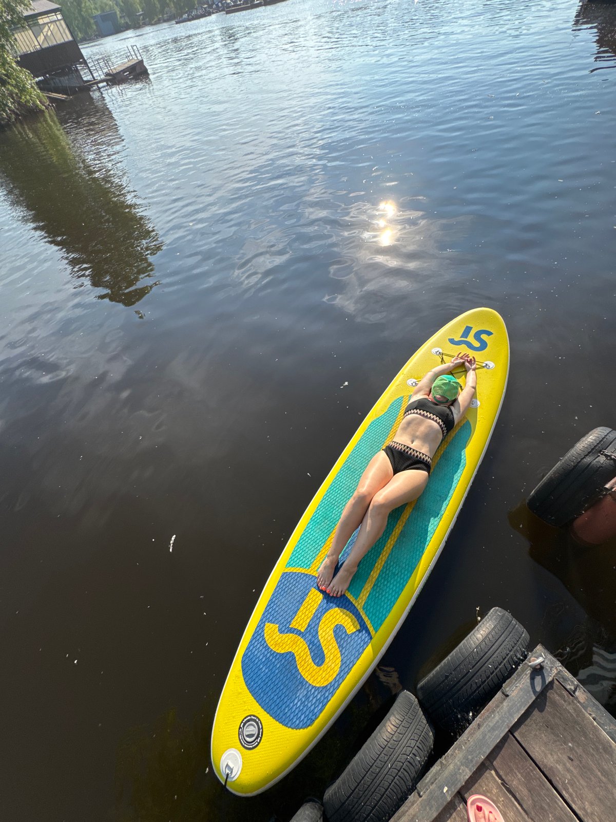 Summer recreation day unfolds along Kama River in Chaikovsky