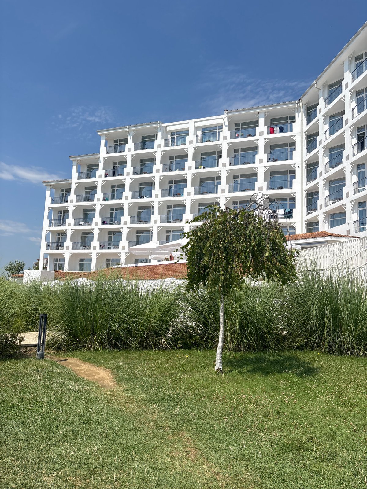 Lazy summer morning at a Black Sea resort in Byala