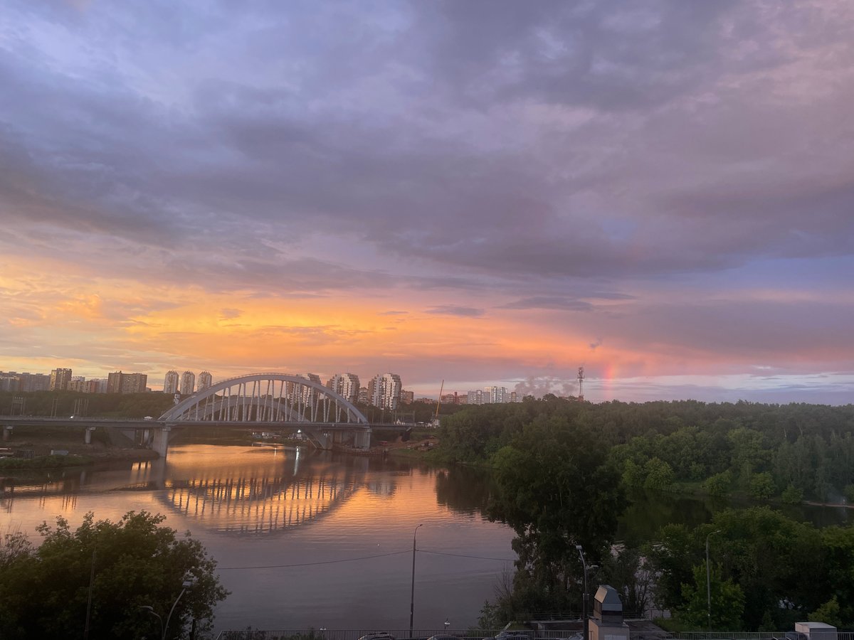 A quiet evening at home in Khimki, pets and all