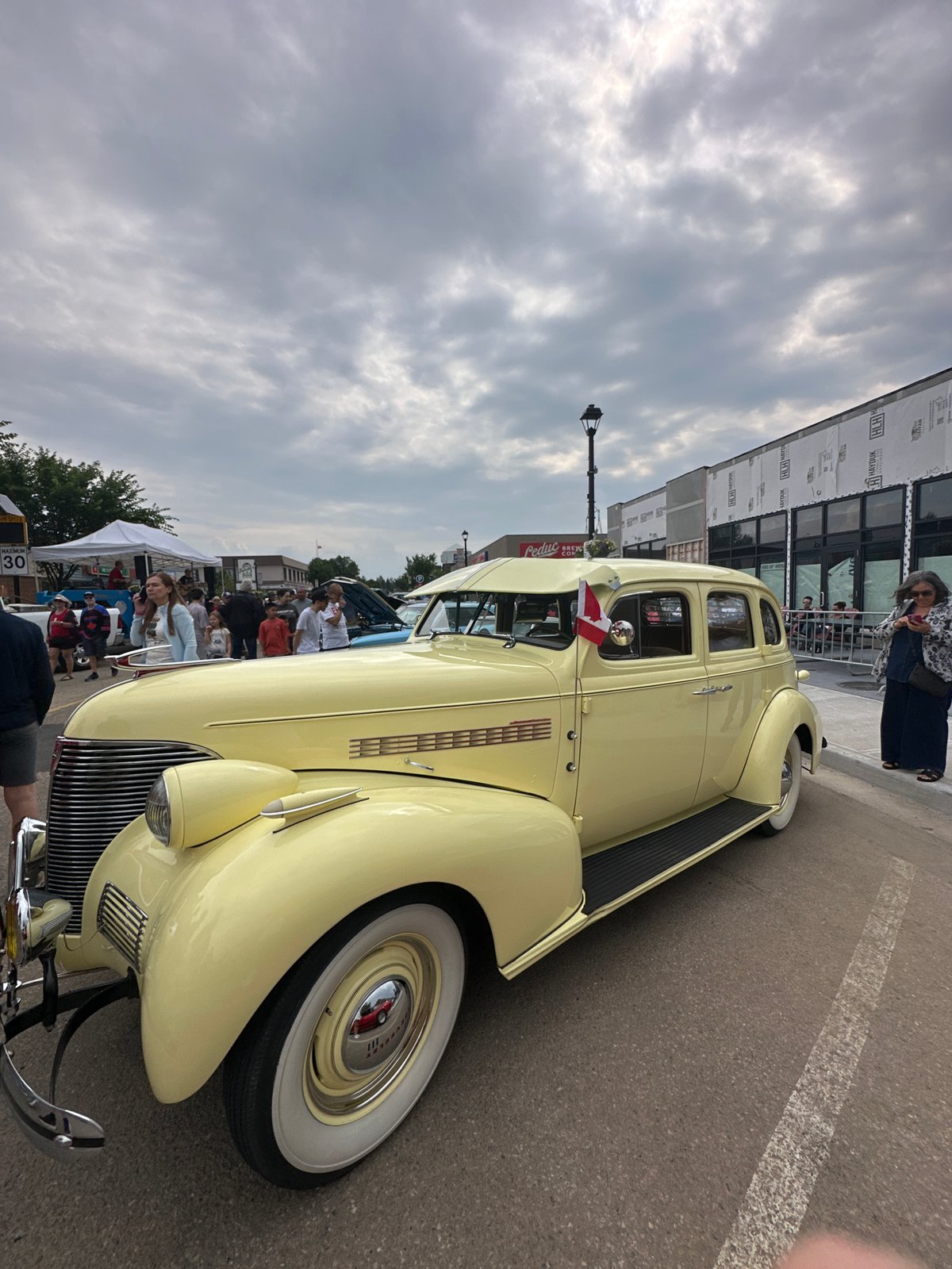 Classic and custom cars fill the streets of Leduc for a summer show