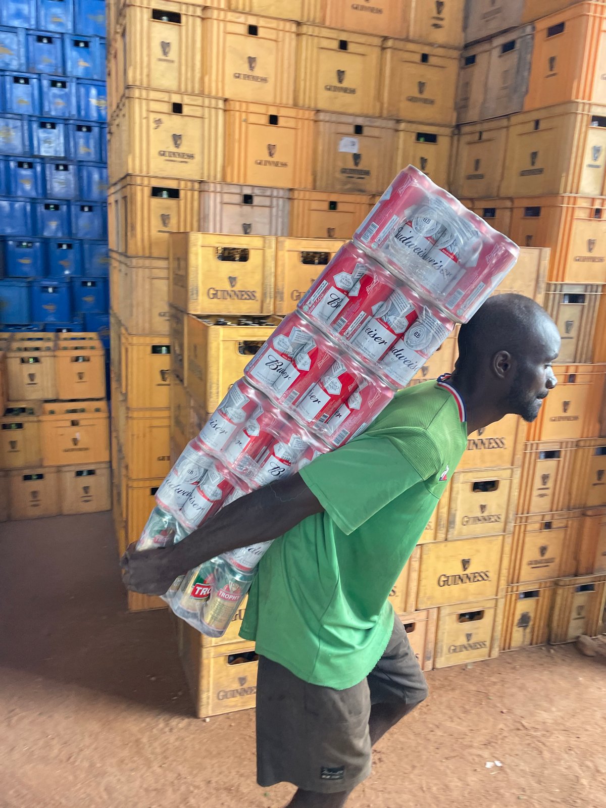 Everyday moments captured in Gura Top beer depot area