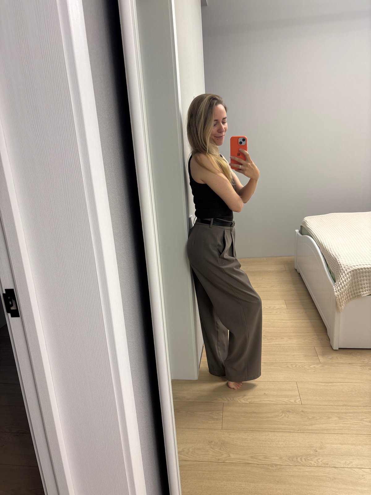 Mirror selfie session at home in Chaikovsky, Russia