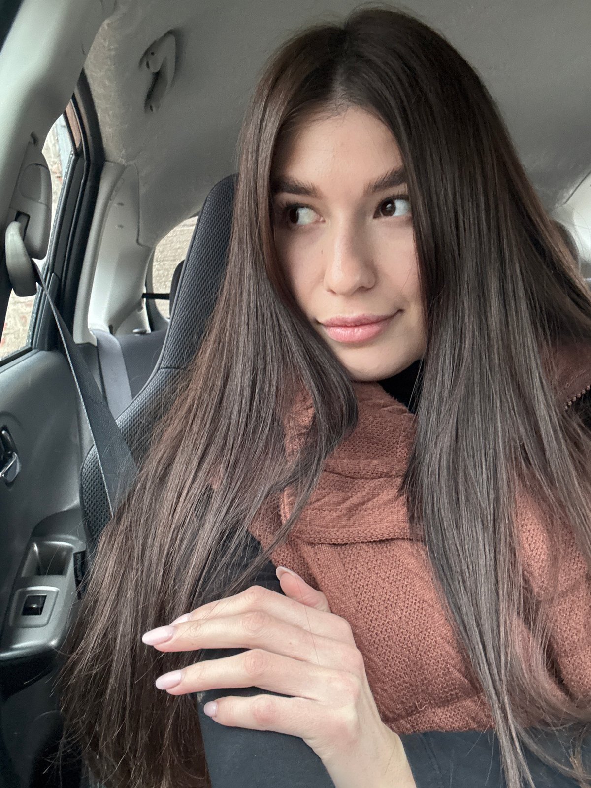 Daily life moments captured during car travel in Chaikovsky
