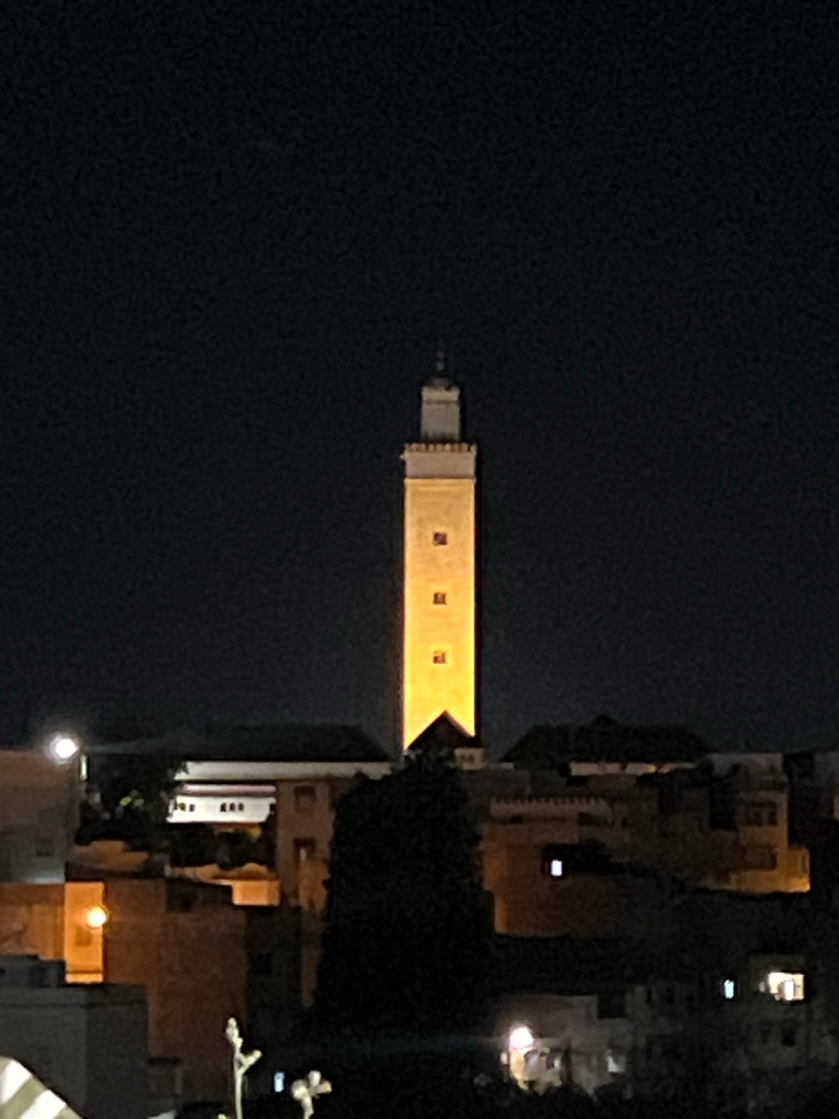 Evening documentation of Meknes landmarks and street life captured
