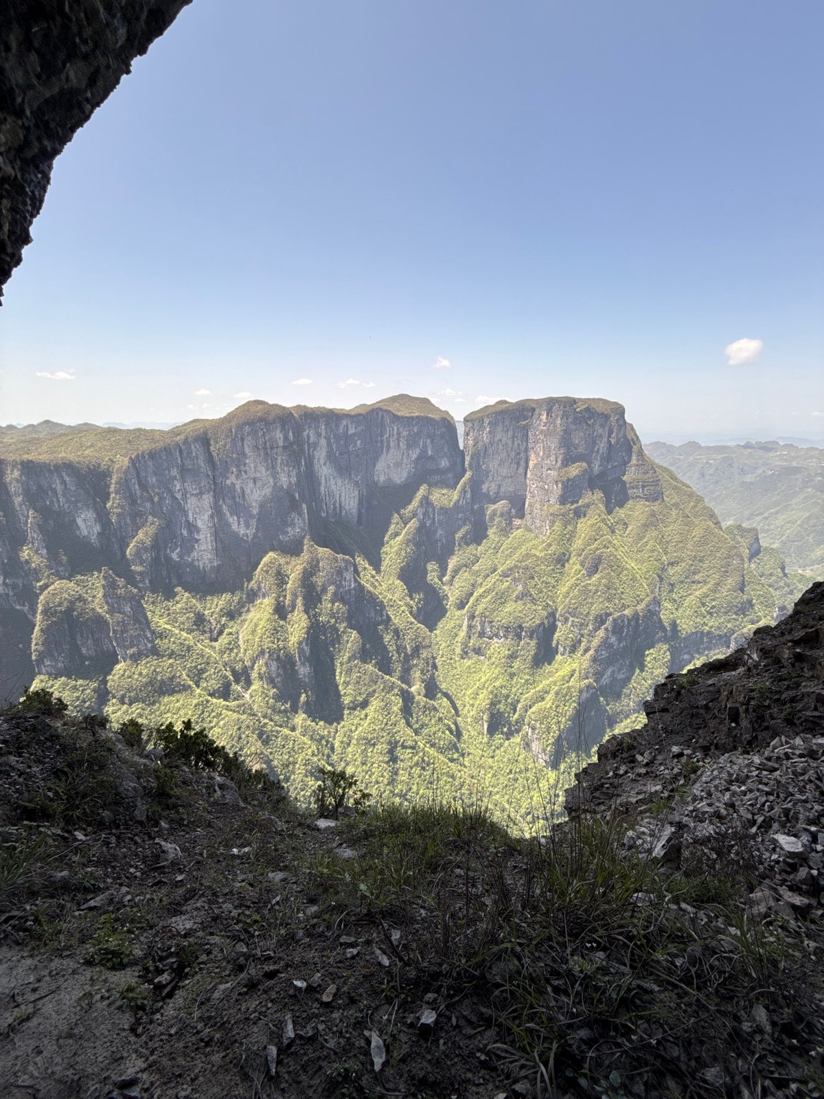 Mountain landscape documented in Yongding District, China