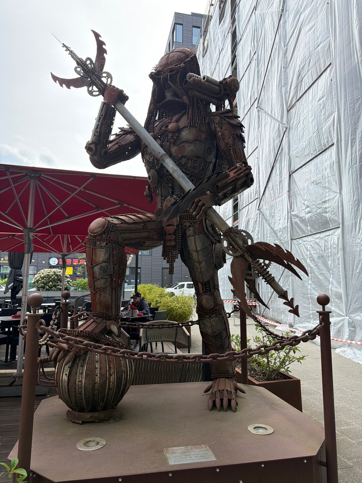 Public art sculptures and street life documented in Luxembourg