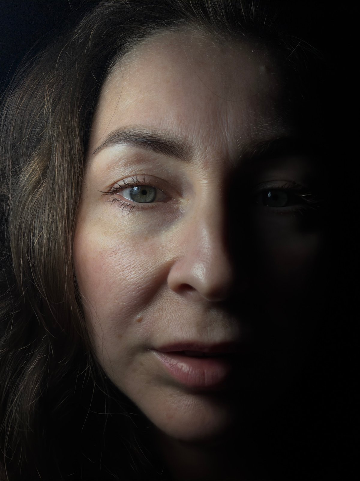 Portrait photos captured in Markovo, Russia evening