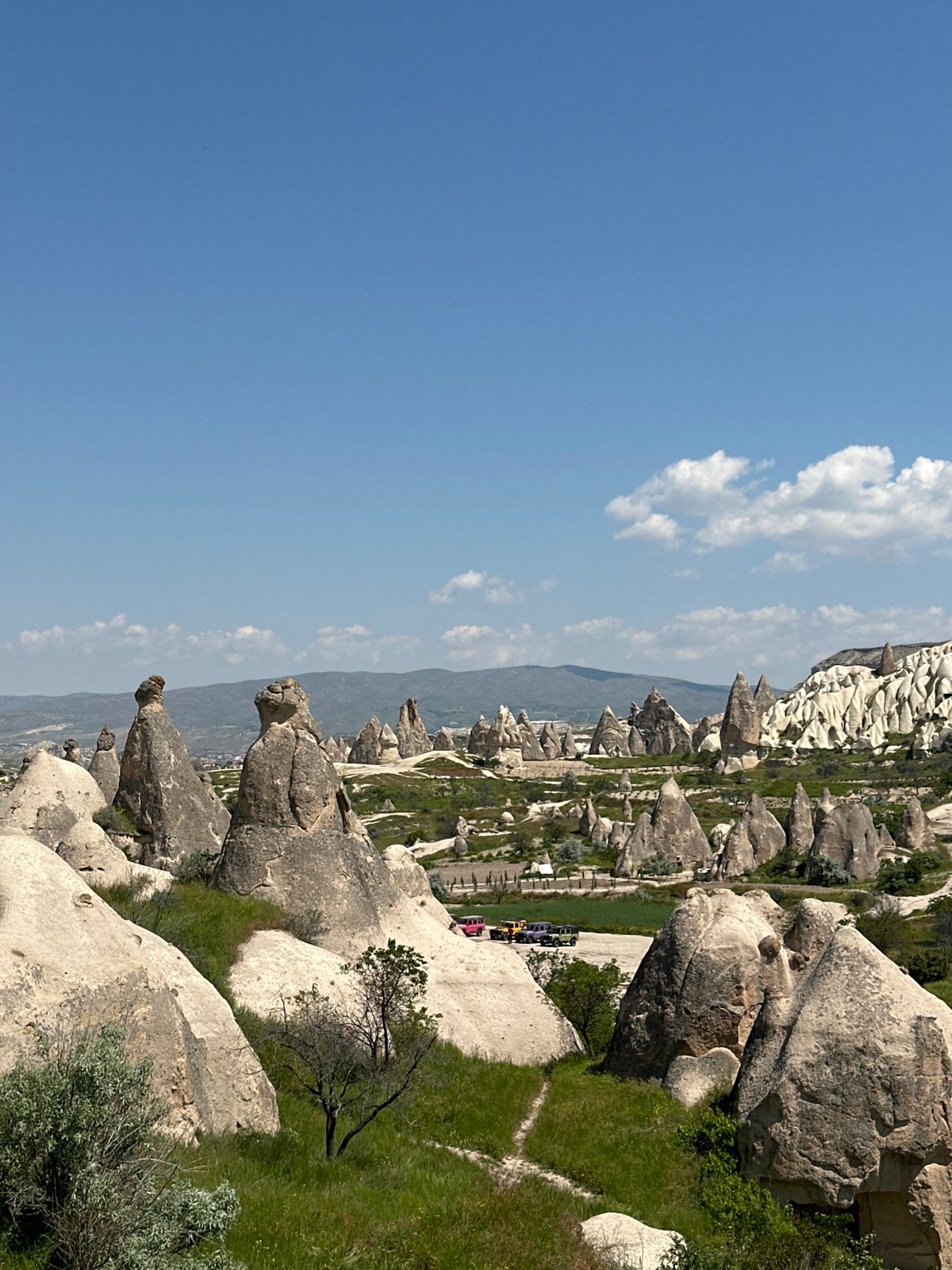 Clear morning views captured at Göreme's iconic rock formations