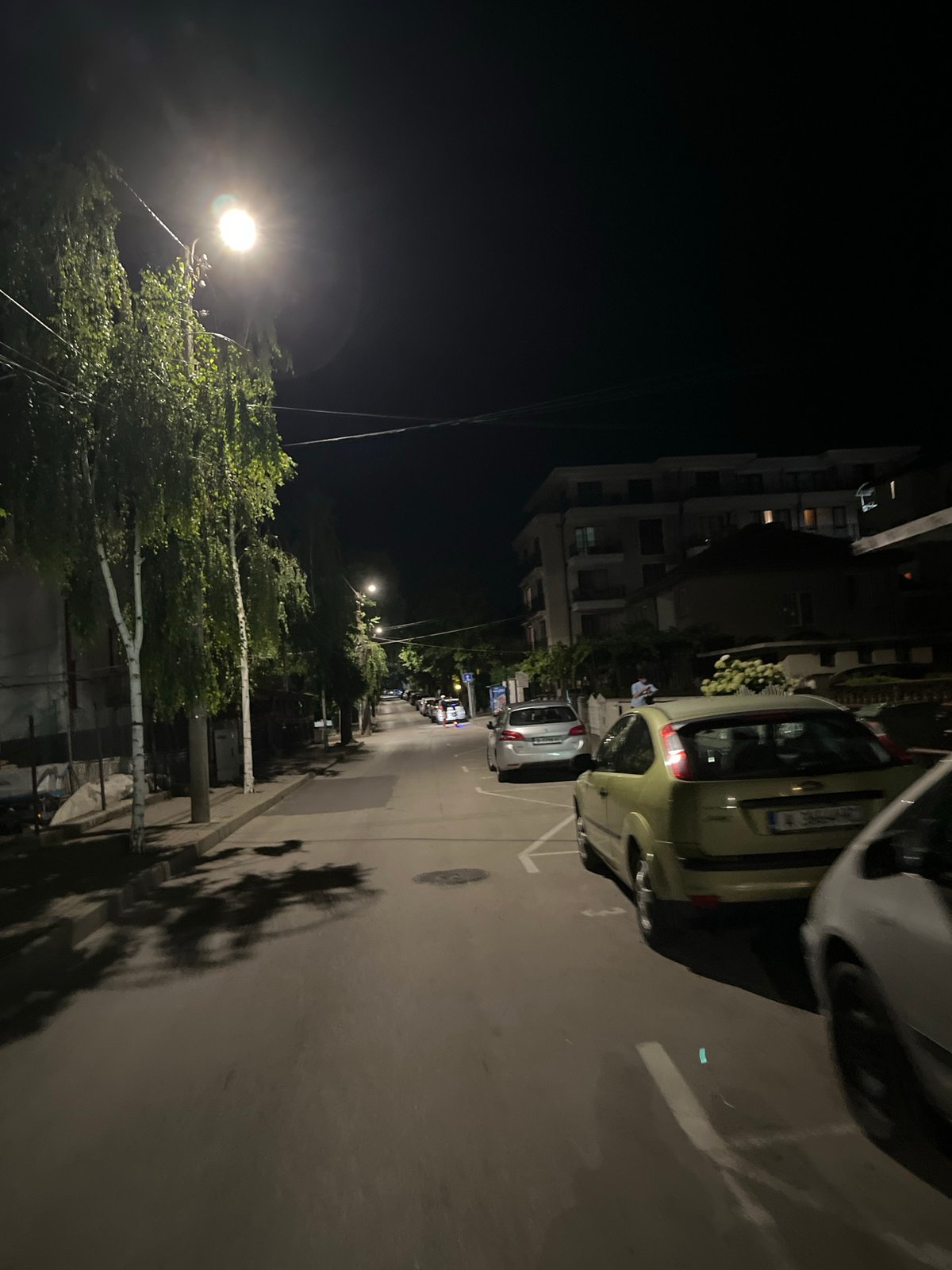 Neon claw machines and corner shops light up Obzor at night