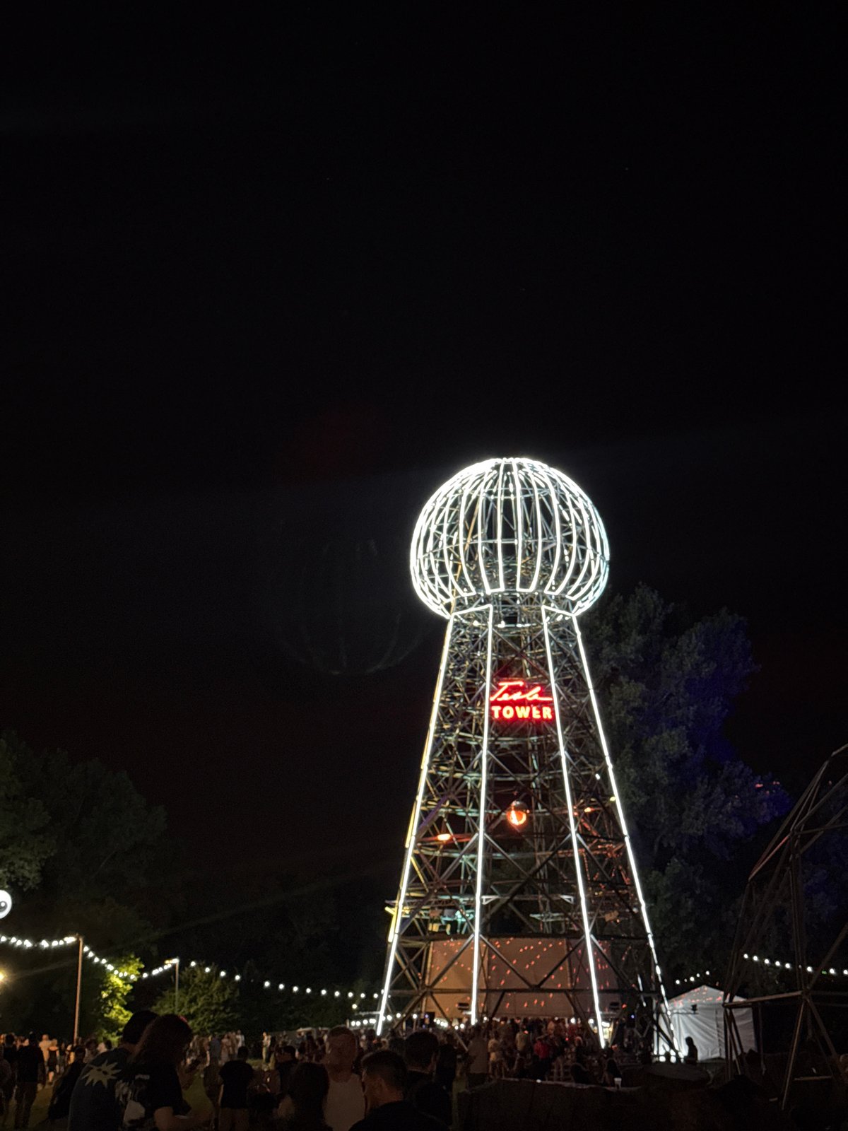Late-night festival lights up a wooded Zagreb venue