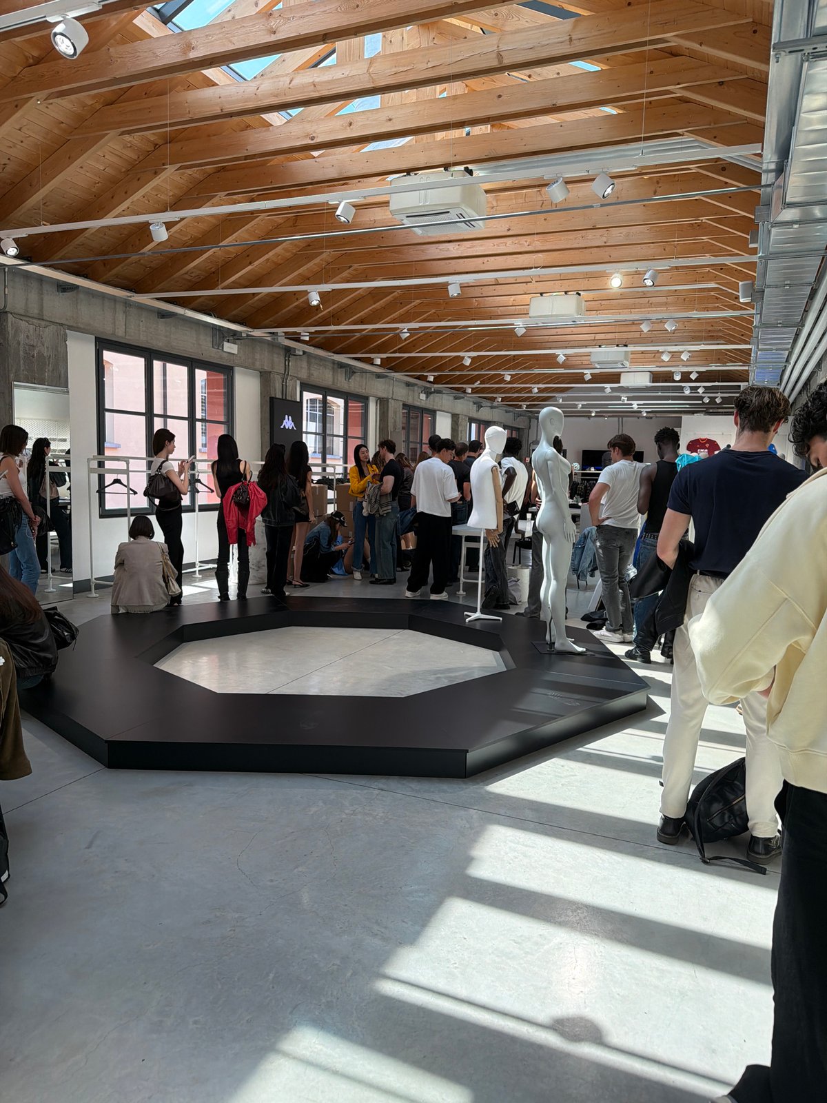 Modern vaulted interior space documented in Milan