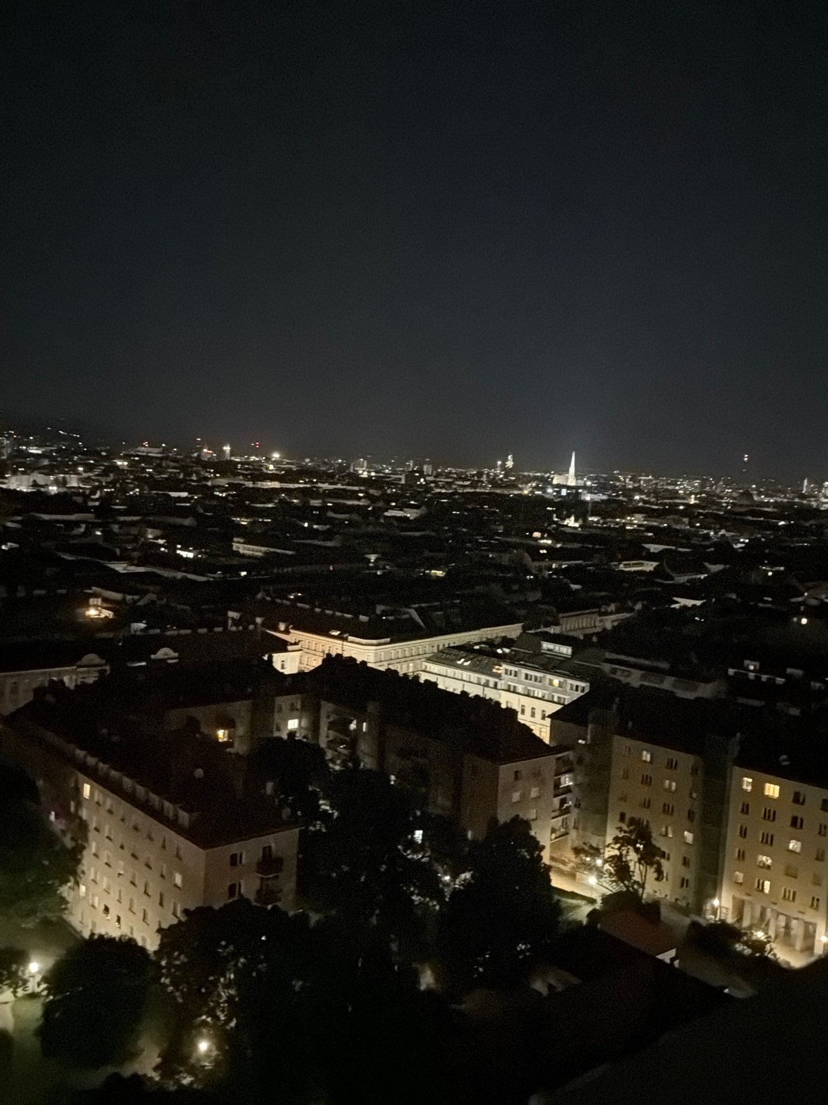 Vienna night views mixed with souvenirs and collectibles