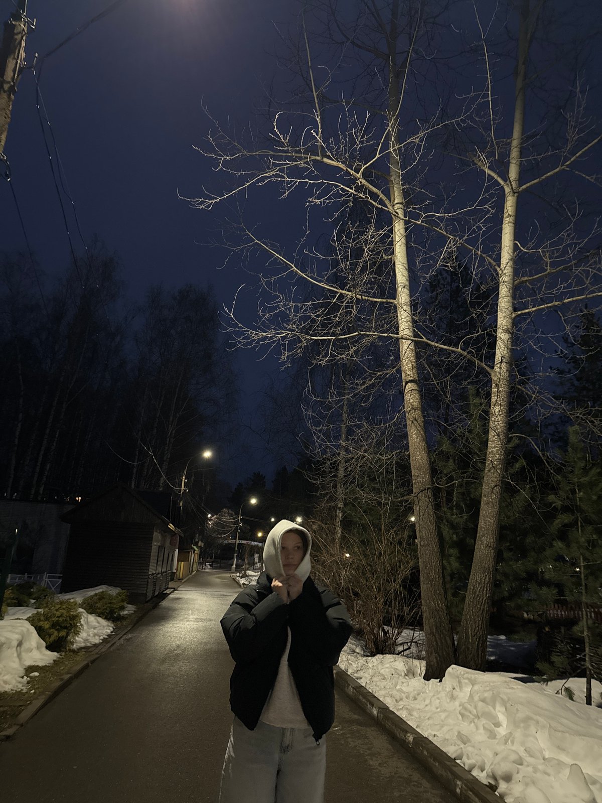 Evening life documented in Chaikovsky: parks, pets, local landmarks