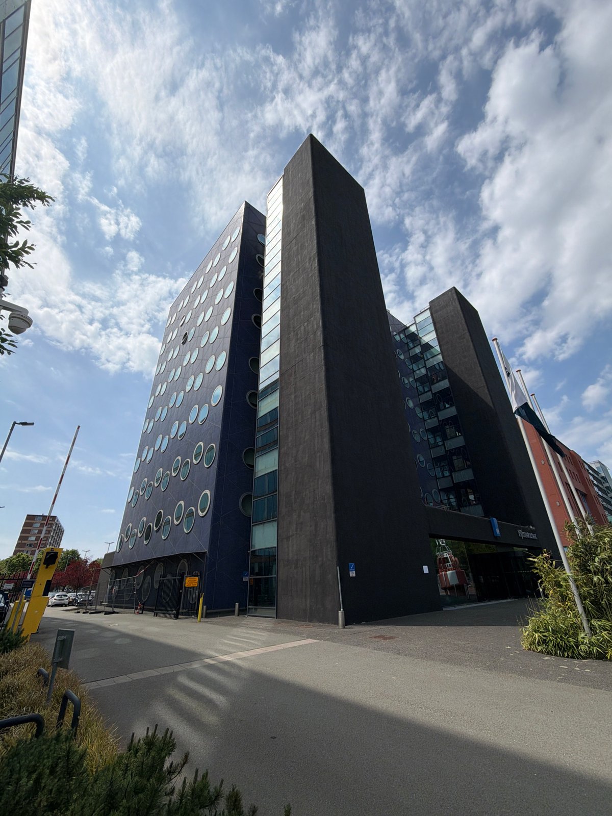 Campus architecture and traffic documented in Rijswijk, Netherlands