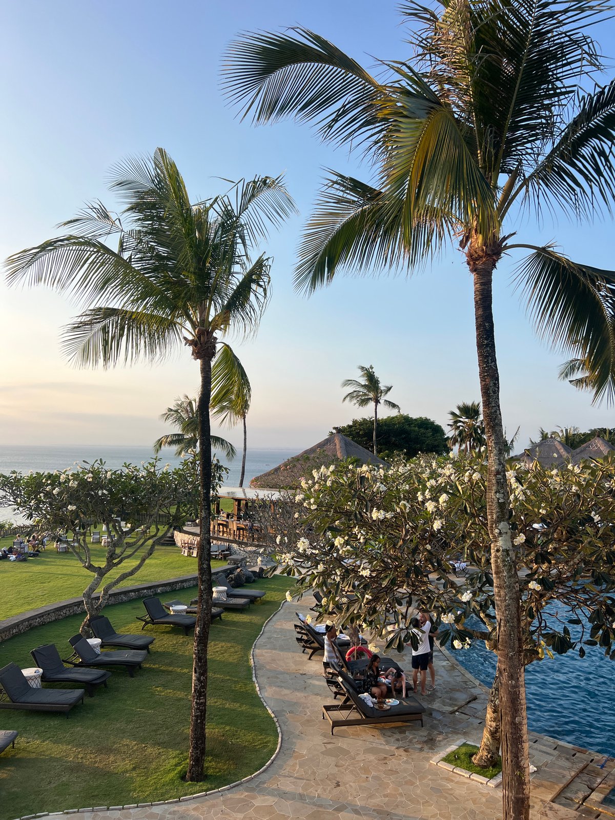 Sunset evening at a Kuta Selatan resort, Bali