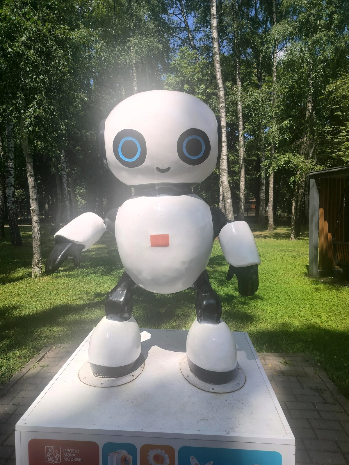 Moscow park buzzing with summer festival activities and kids' rides