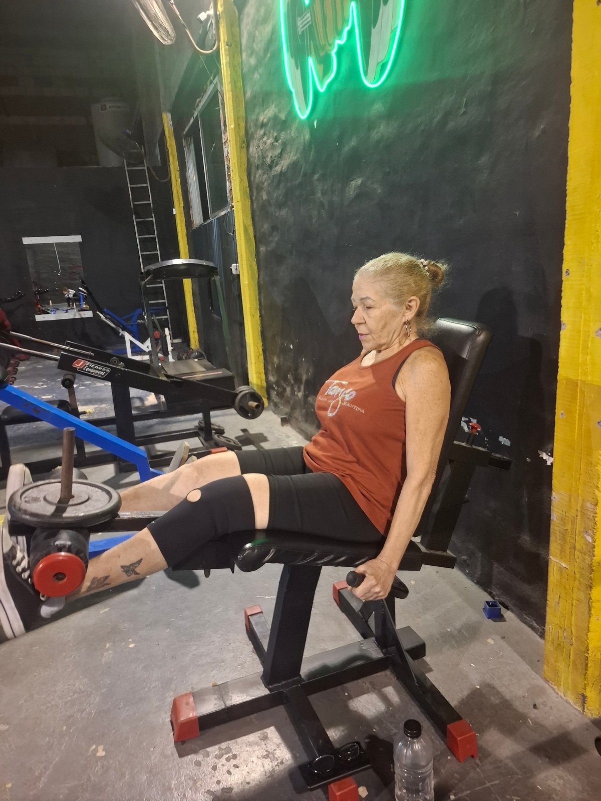 Evening workout session documented at Wilde gym