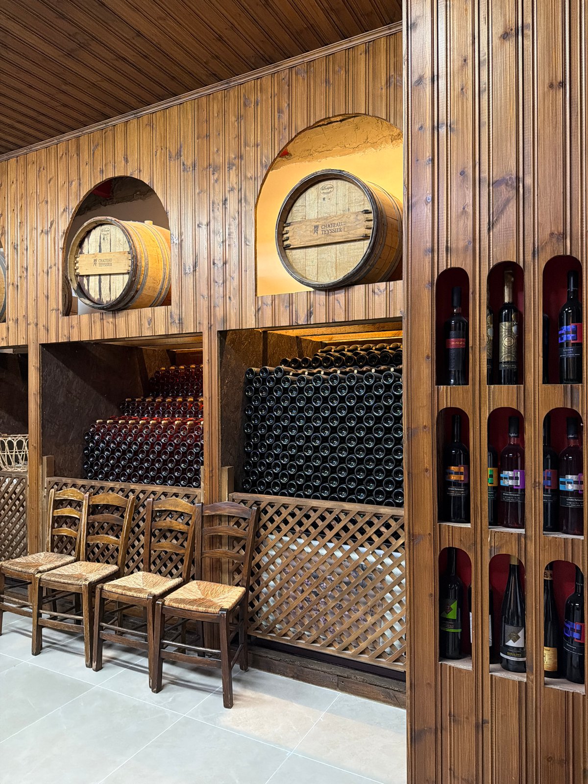 Wine tasting event captured at Omodos Cyprus venue