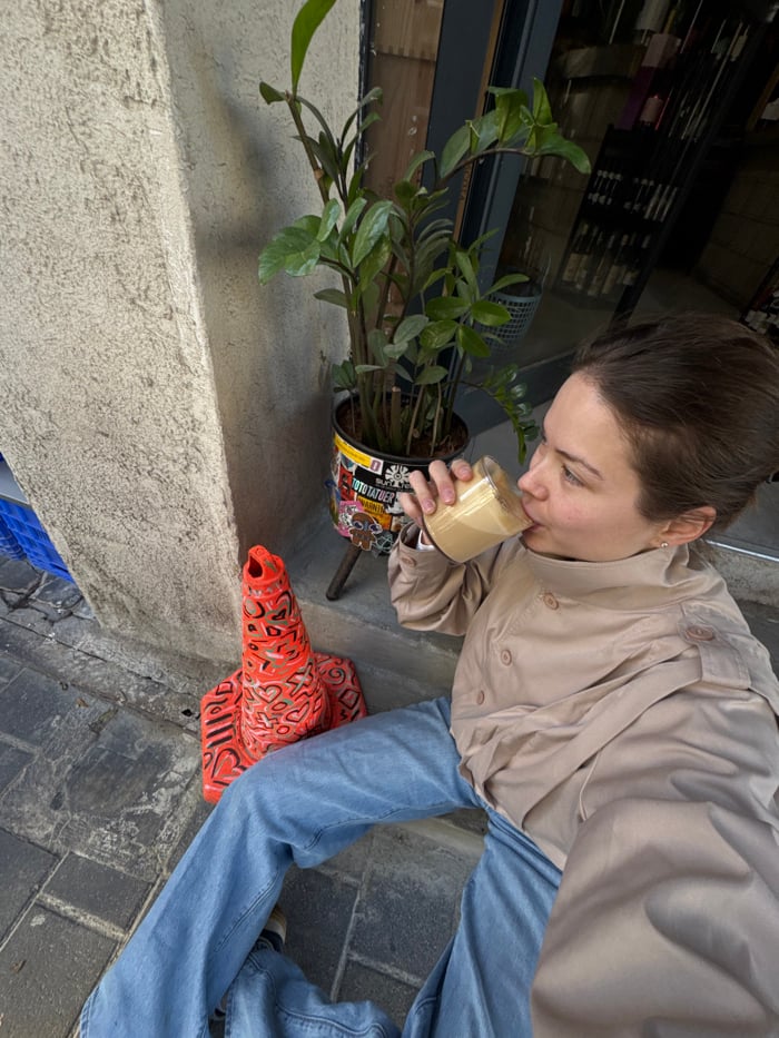 Early morning street life documented across Tel Aviv cafes