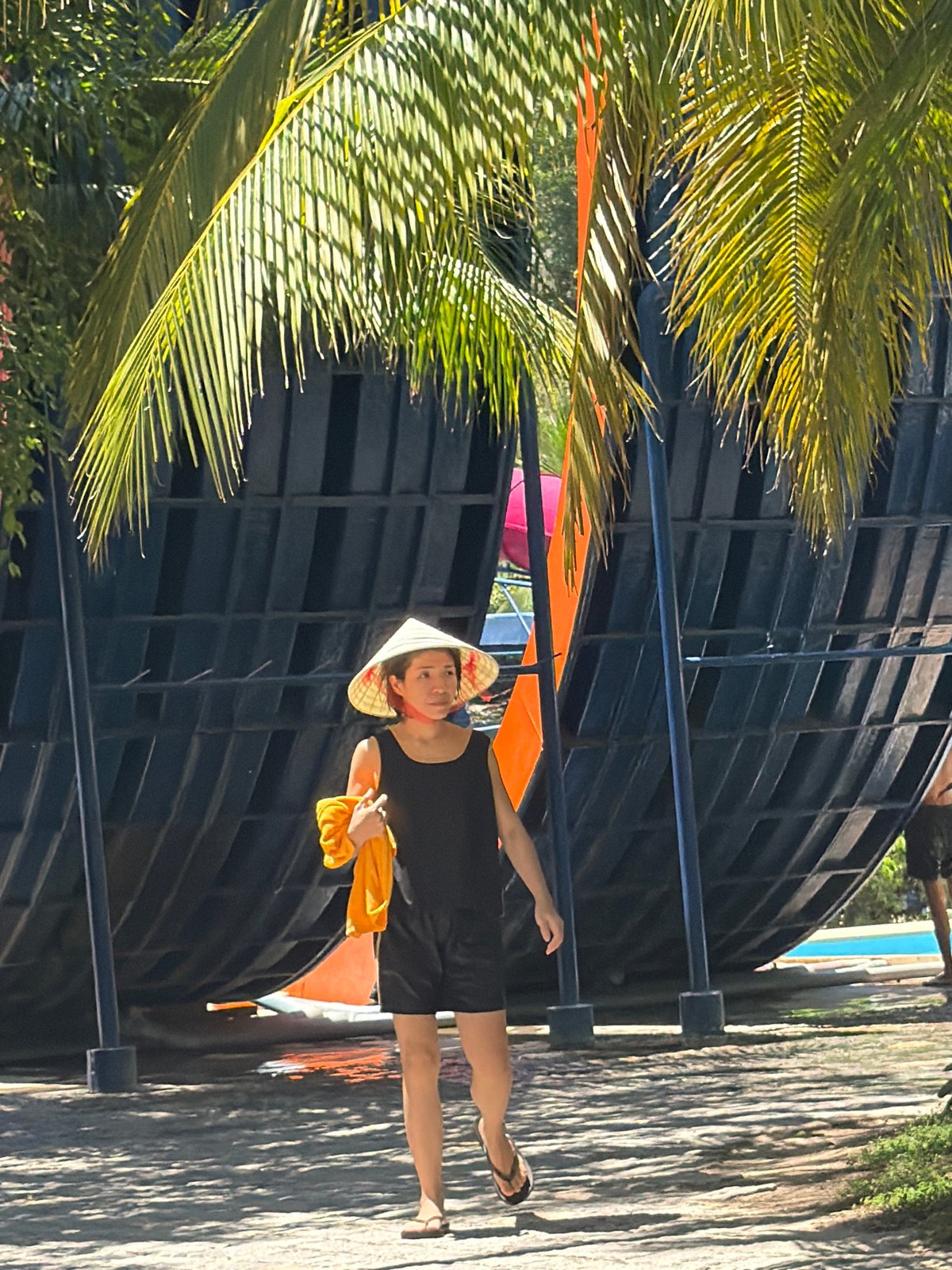 Early morning family activities at Nha Trang water park
