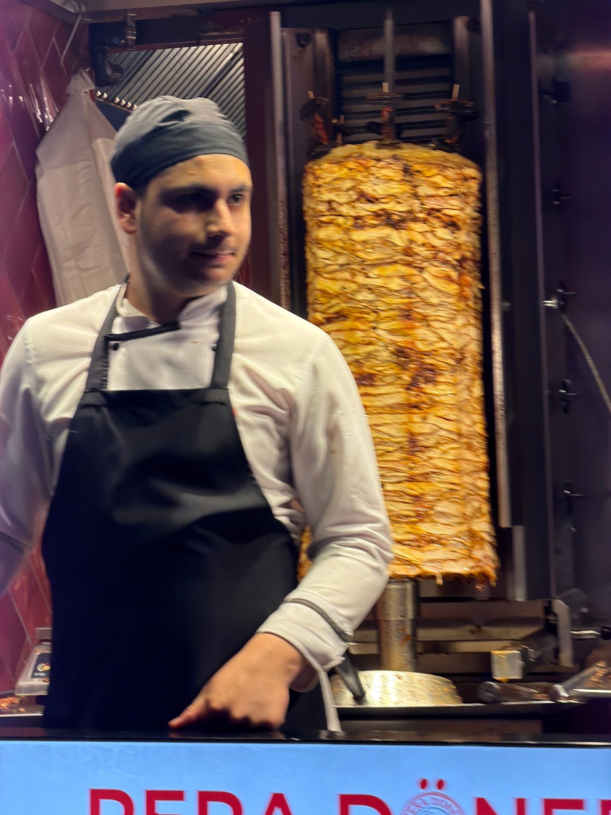 Night food scene captured across Beyoğlu district Istanbul