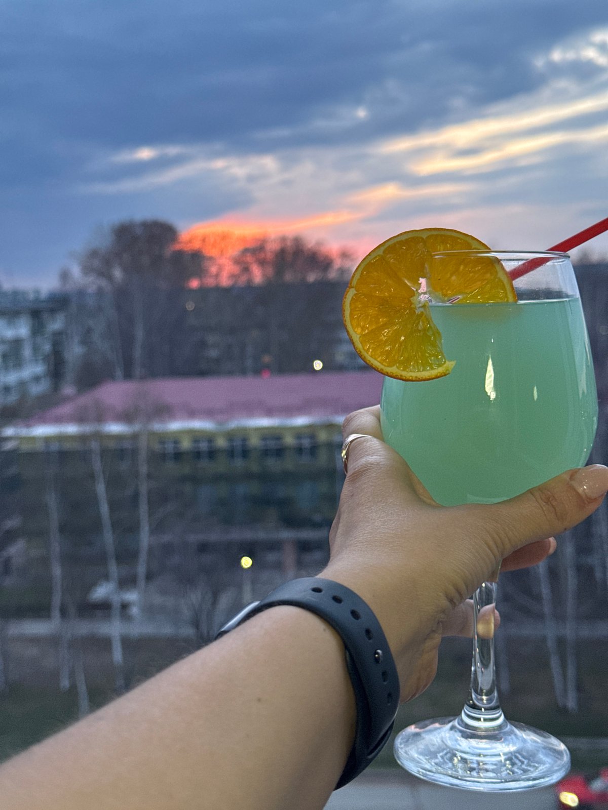 Everyday moments captured across Chaikovsky, Russia during sunset hour