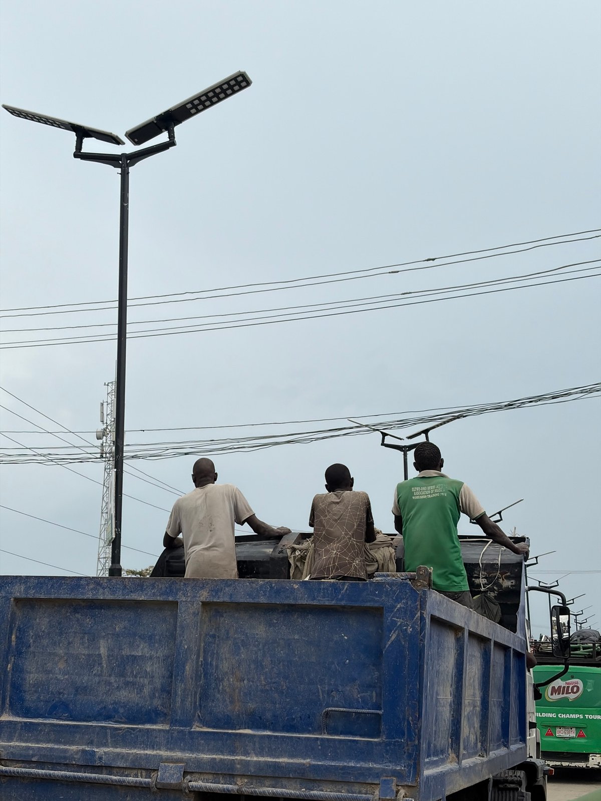Everyday street life and commerce in Igboefon, Nigeria
