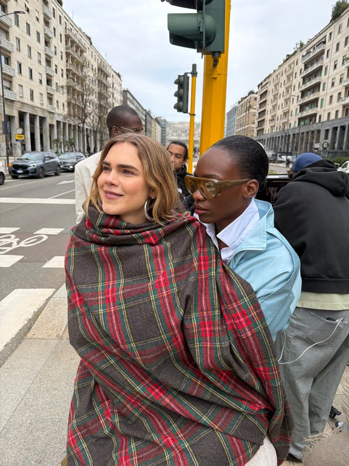 Film production documented across multiple Milan locations