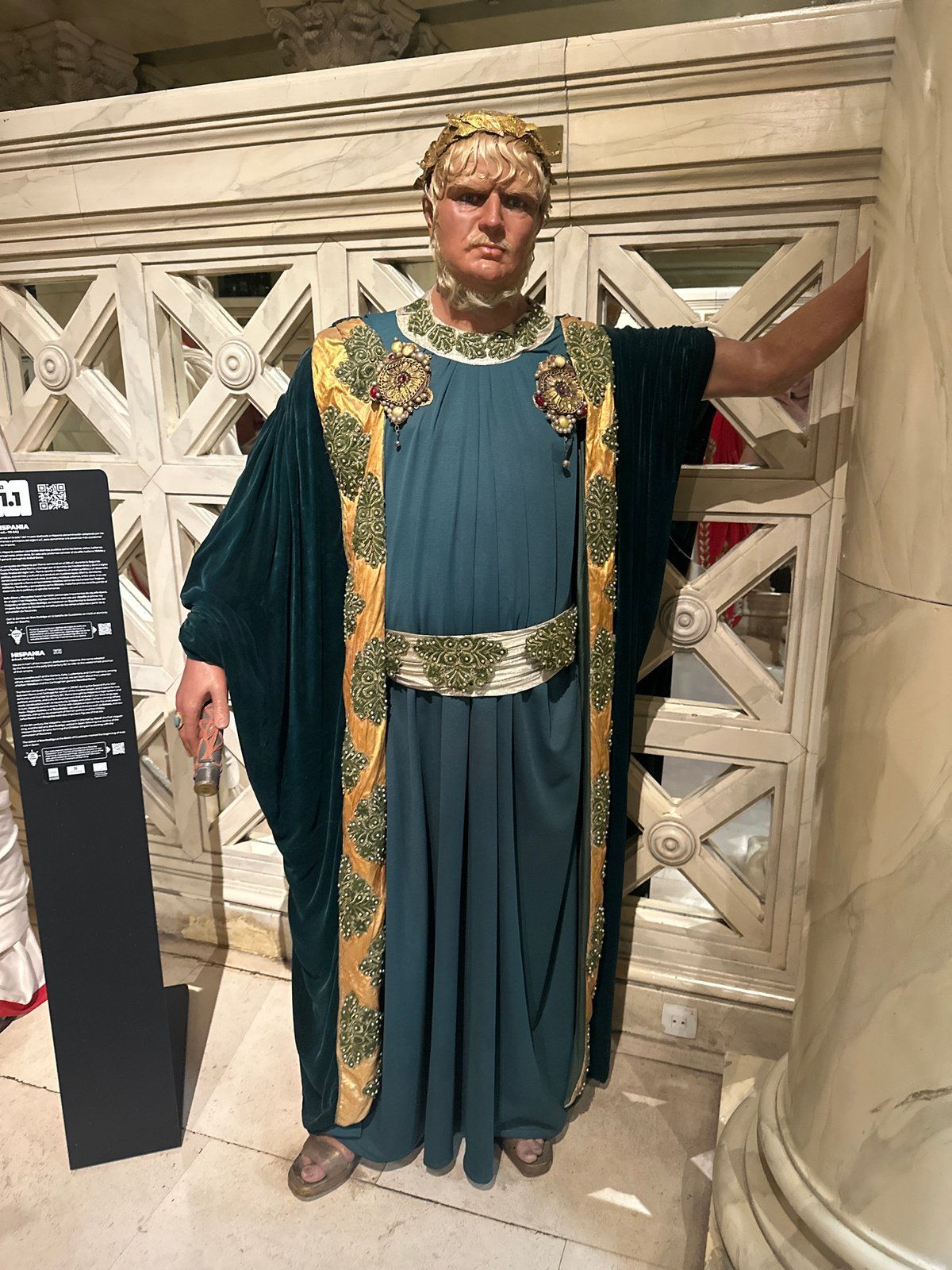 Tourist documents Madrid wax museum and historic architecture tour