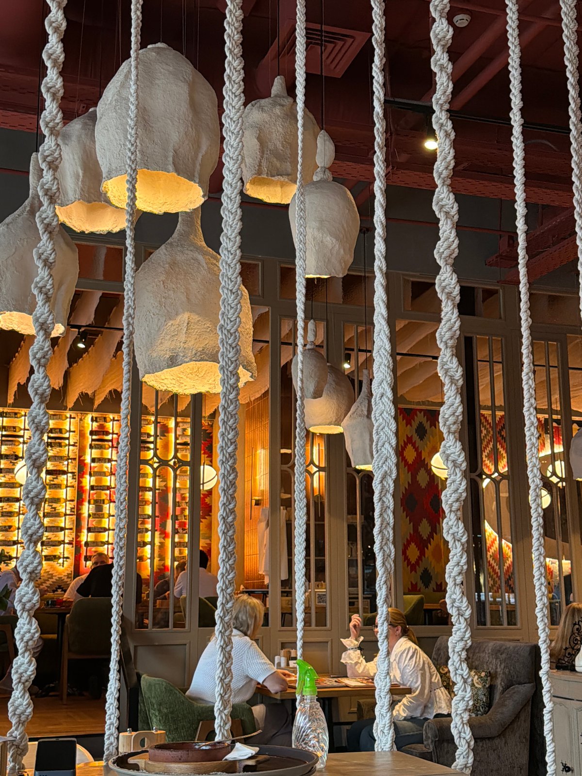 Morning inside a folk-styled restaurant in Tyumen, July 13th