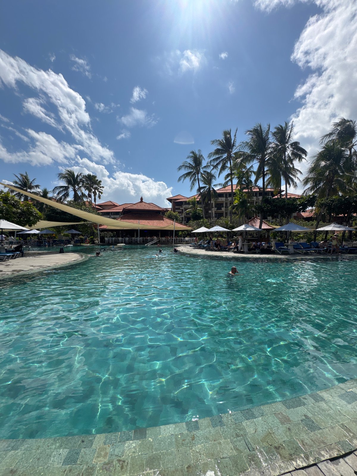 Resort life captured during quiet hours in Kuta Selatan