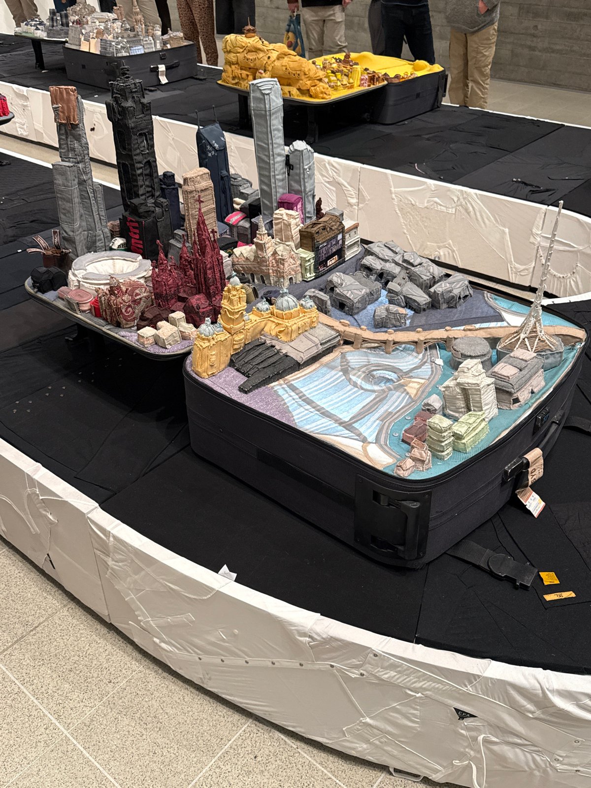 Art installations documented at Tate Modern London gallery spaces