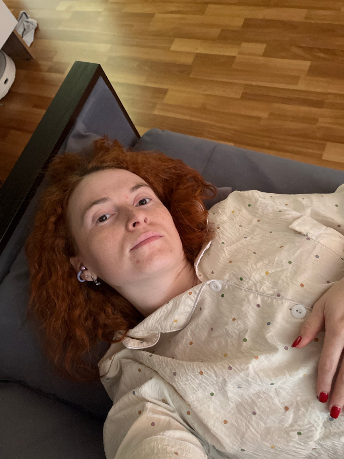 Morning domestic moments captured with woman and cat in Chaikovsky