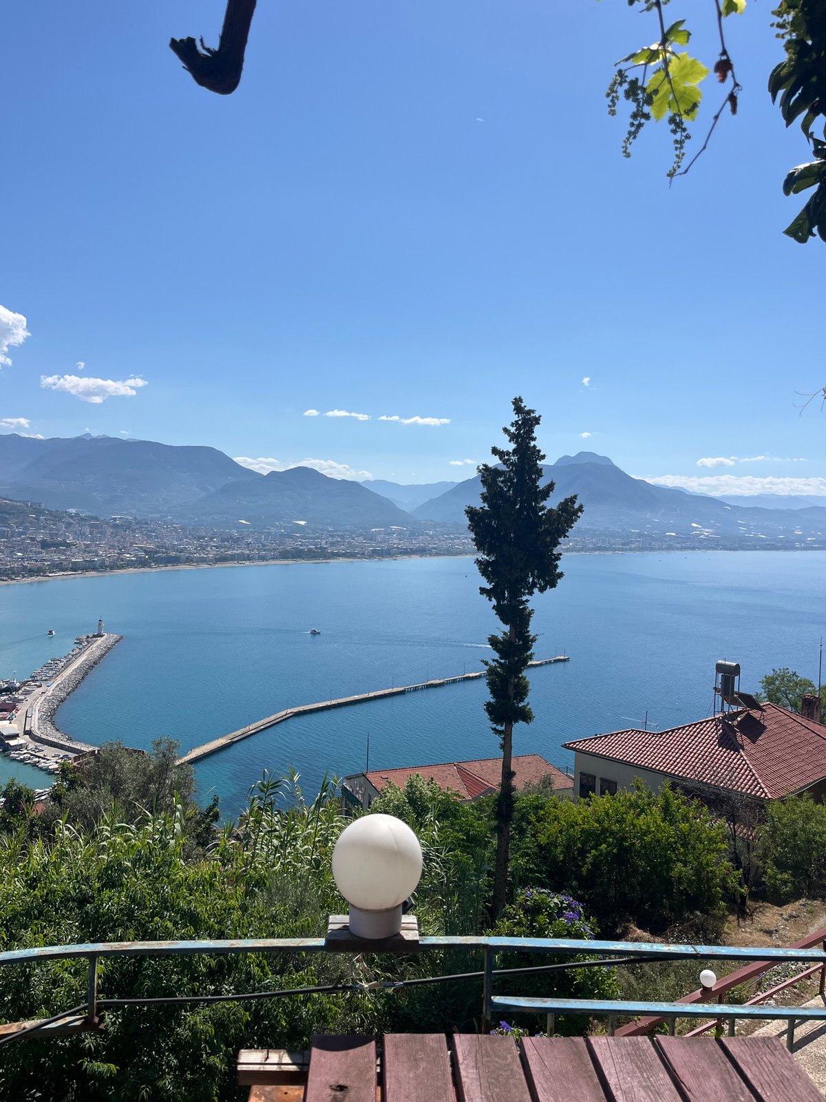 Morning hillside views captured in Alanya, Turkey