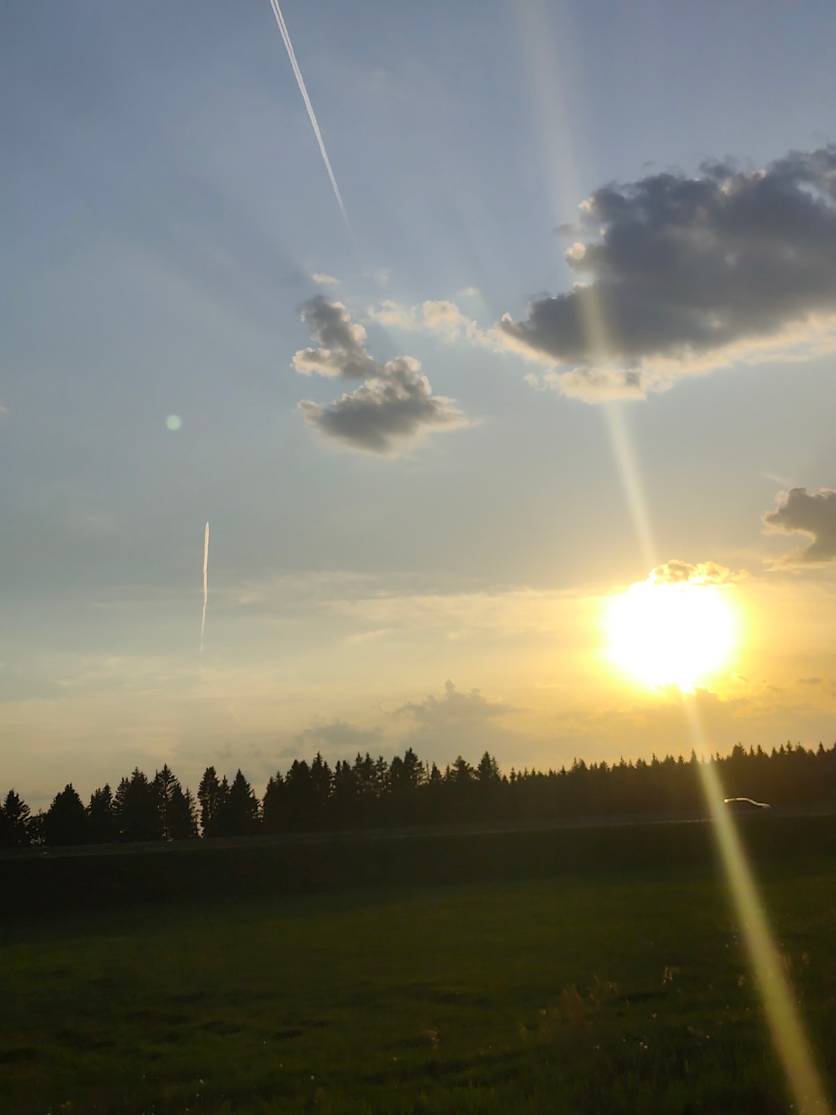 Rural Russian landscapes documented near Perm region highways