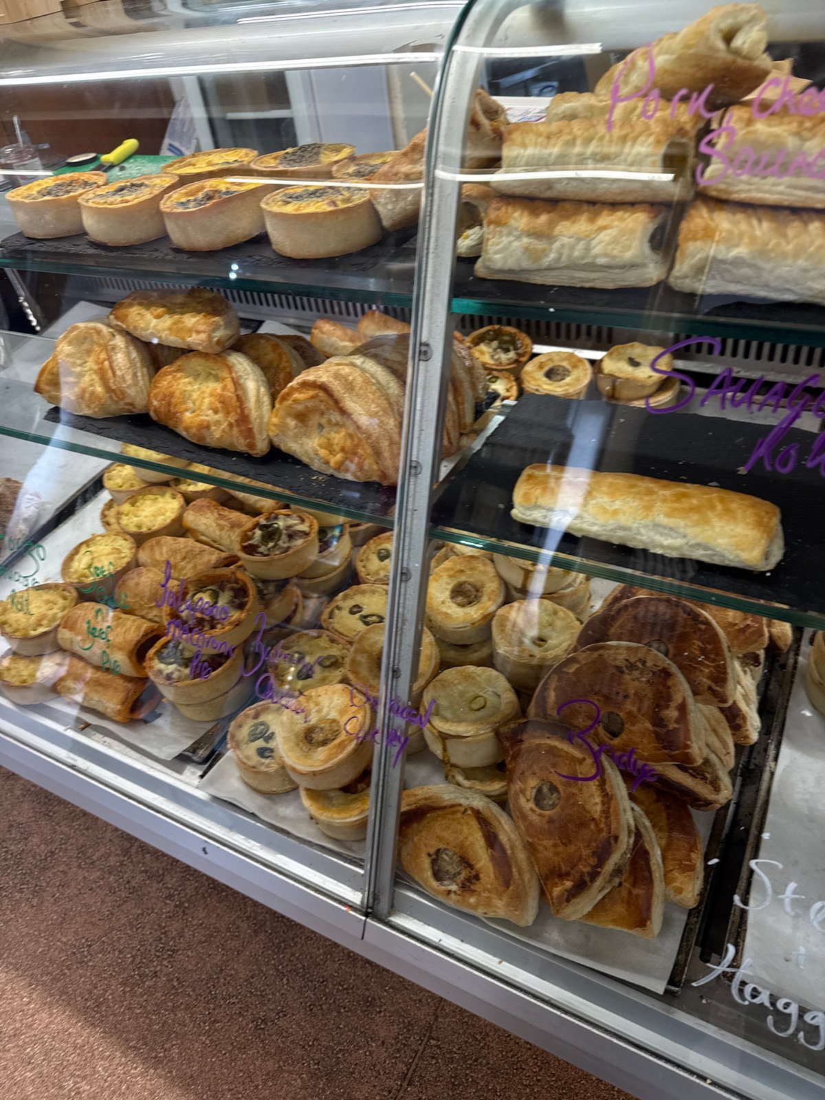 Food stops and travel moments captured across afternoon