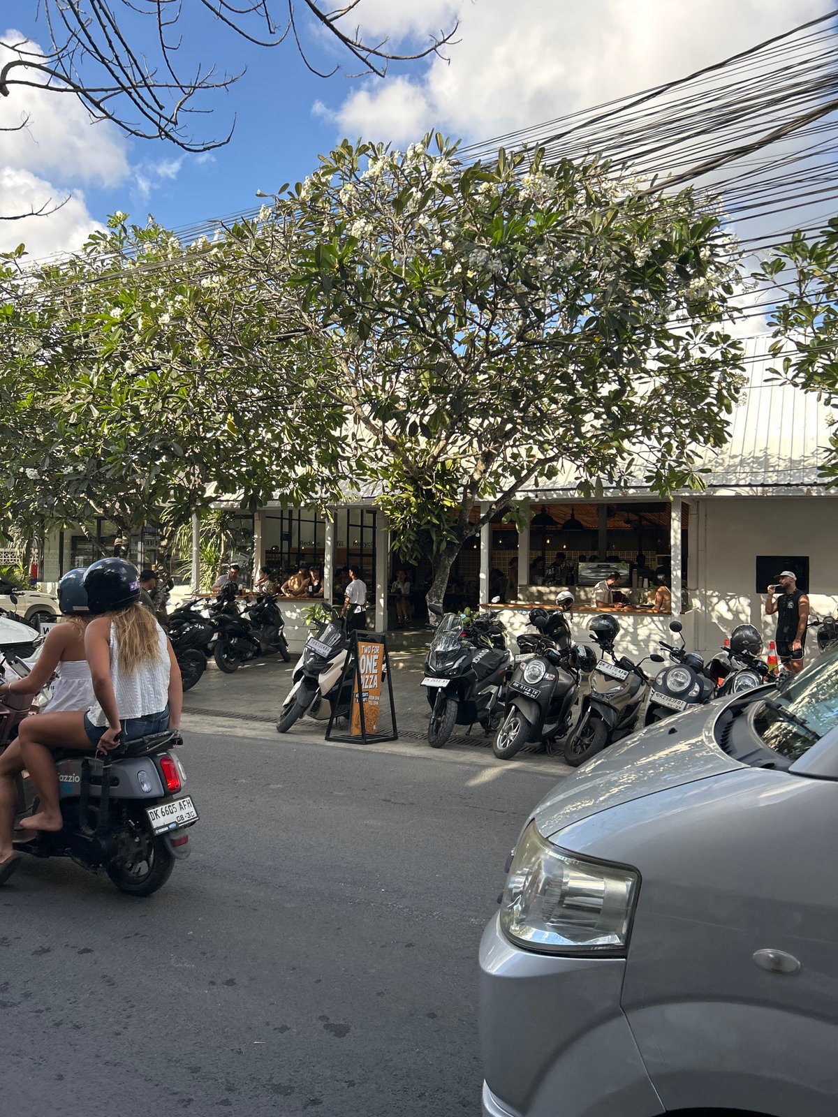 Morning streets and café time in Kuta Selatan, Bali